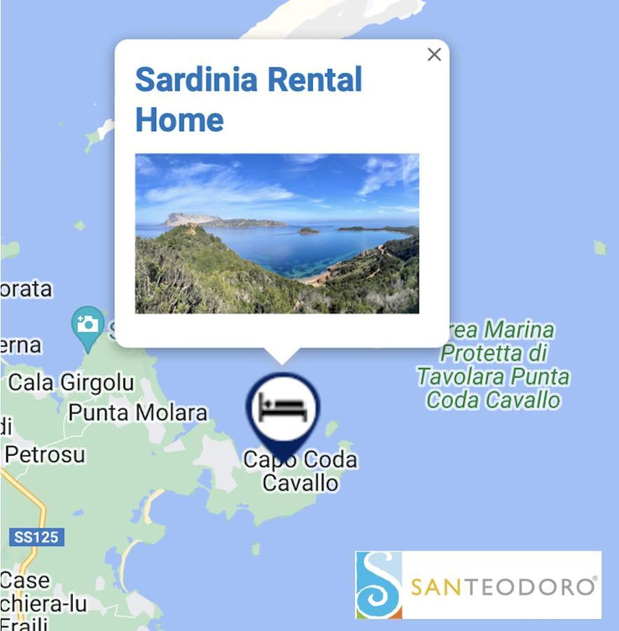 شقة San Teodoro Punta Est Stupendo Trilocale Vista Mare كابو كودا كافالو المظهر الخارجي الصورة